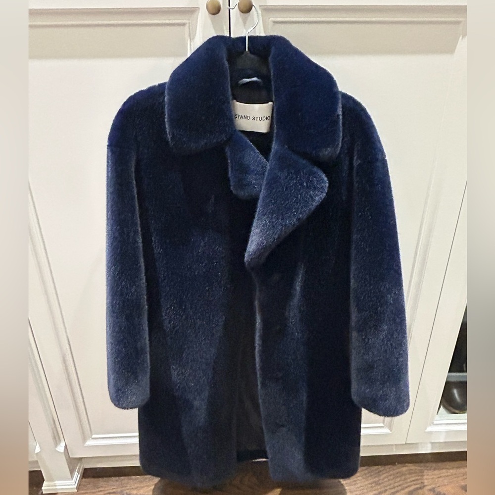 Studio Blue Faux Fur Coat
